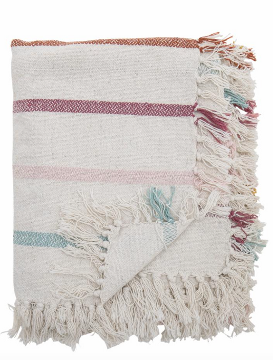 Frey Plaid, Nature, Coton recyclé