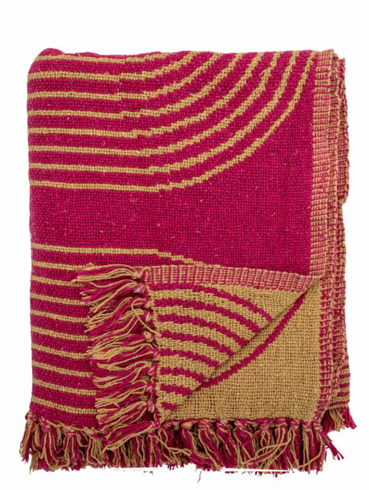 Tiffanie Plaid, Rose, Coton recyclé
