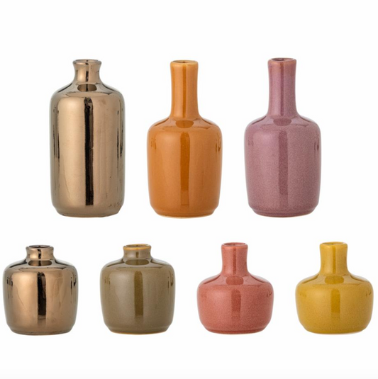 Maien Vase, Marron, Grès