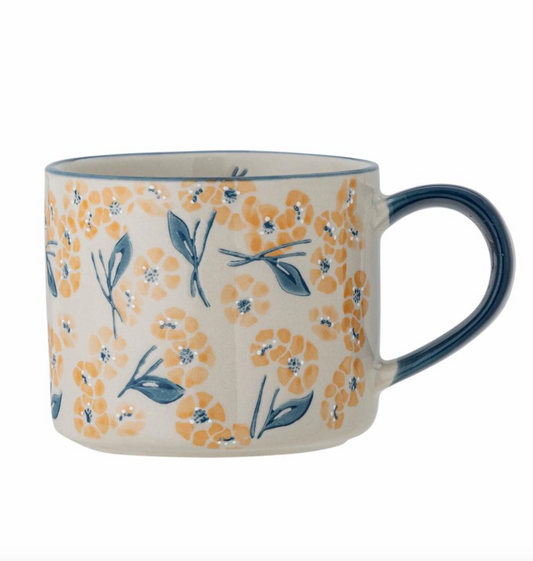Myah Mug, Blue, Grès