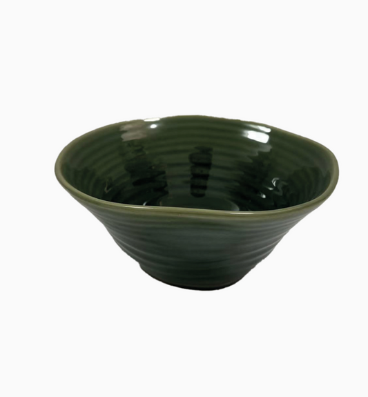 Coupelle Sapa vert nature D15,5 H7,2cm