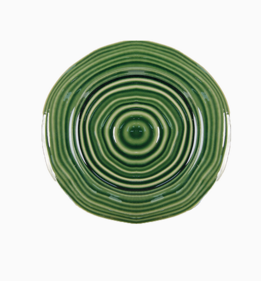 Assiette Sapa dessert vert nature D20,7 H2,2cm