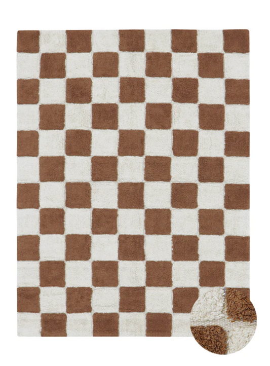 TAPIS LAVABLE KITCHEN TILES TOFFEE 140 x 200 cm