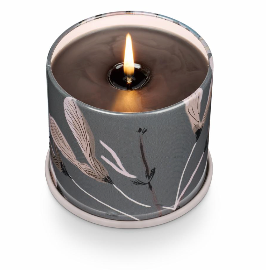 Woodfire Vanity Tin Bougie, Marron,