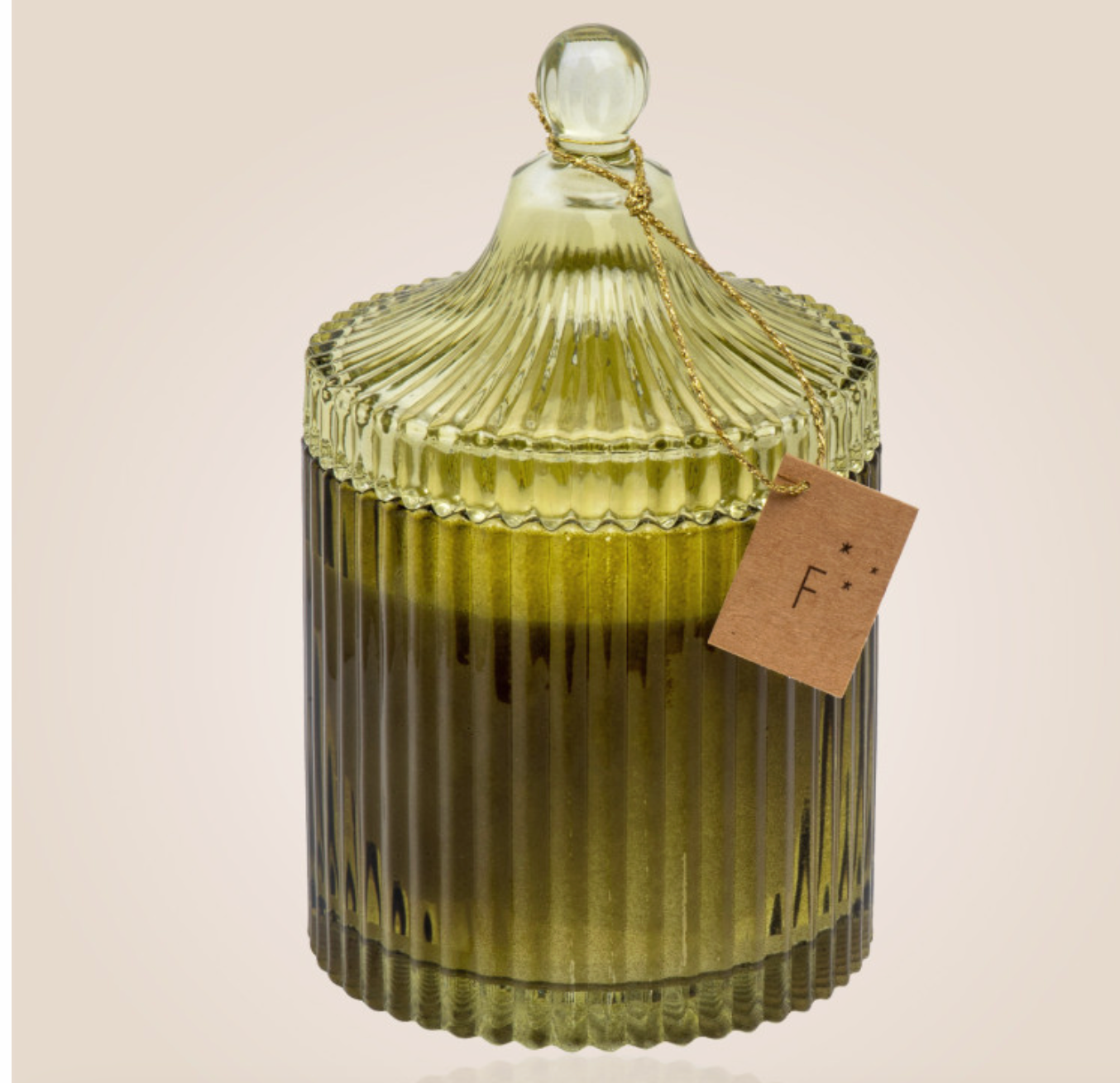 Bougie Bonbonniere verte - Musc des Neiges, 400g