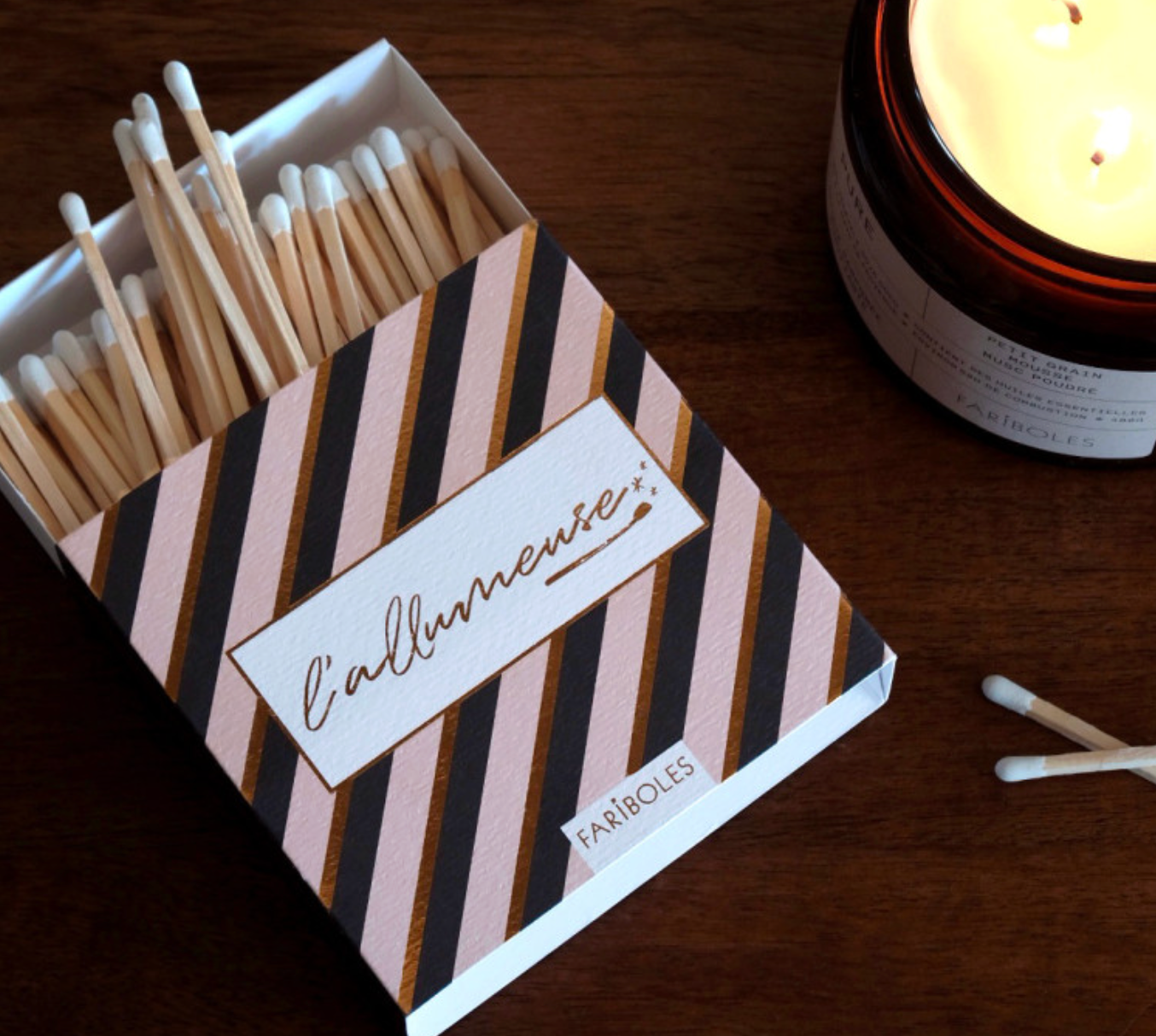 Boîte d'allumettes l'Allumeuse