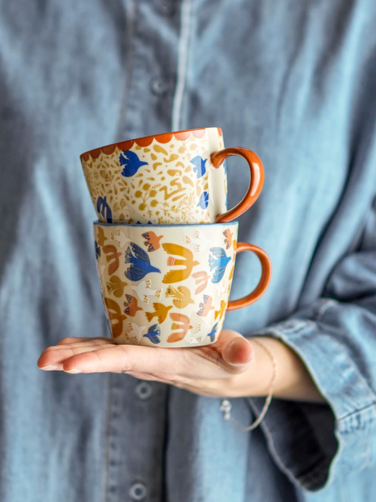 Anniversary Tasse, Multicolore, Grès