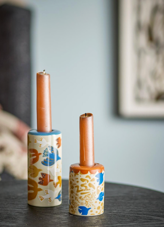 Anniversary Bougeoir, Multicolore, Grès