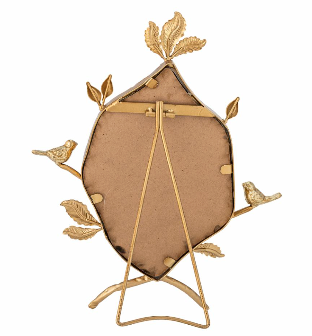 Avila Miroir de table, Or, Métal