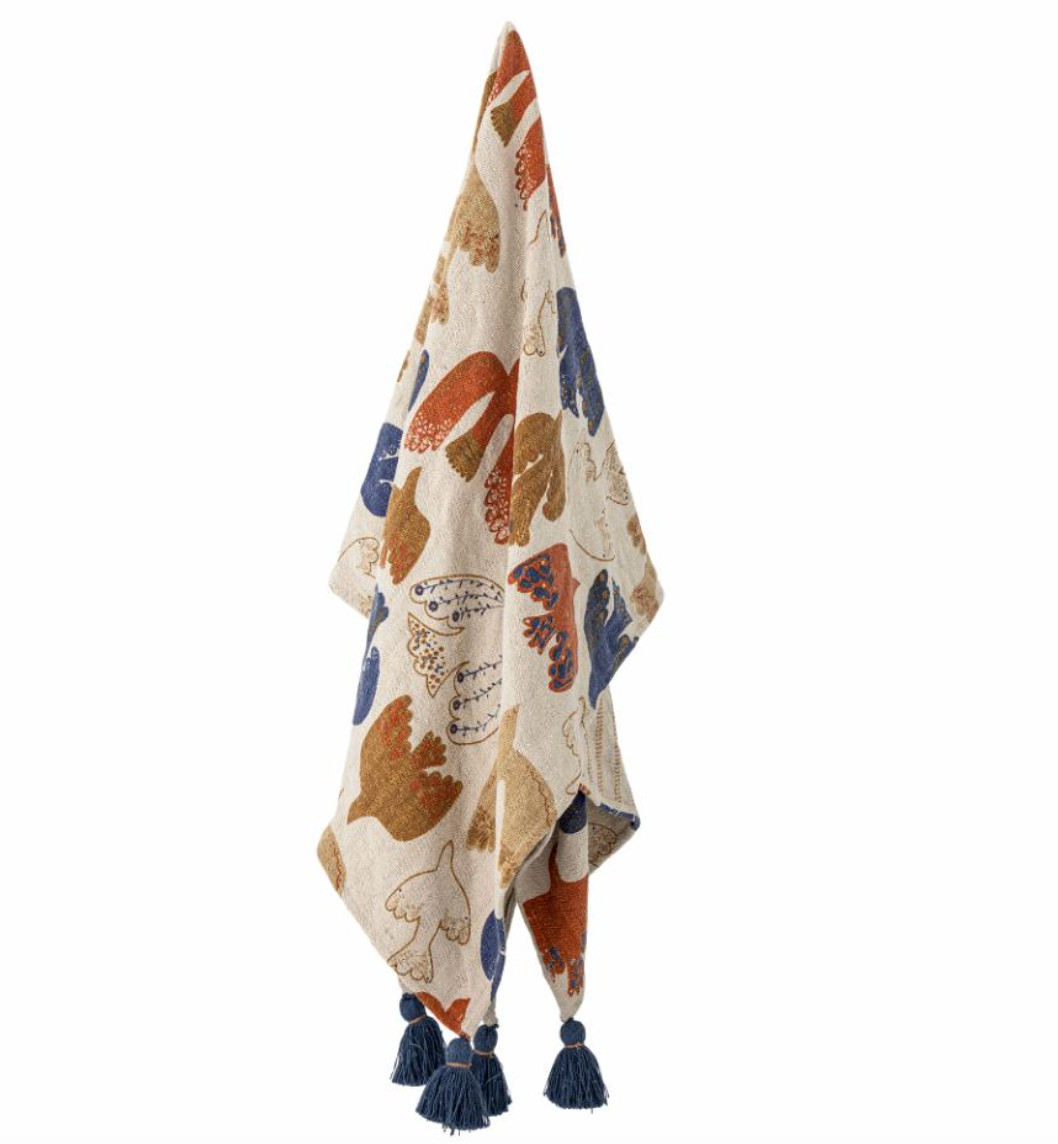 Anniversary Plaid, Multicolore, Coton recyclé