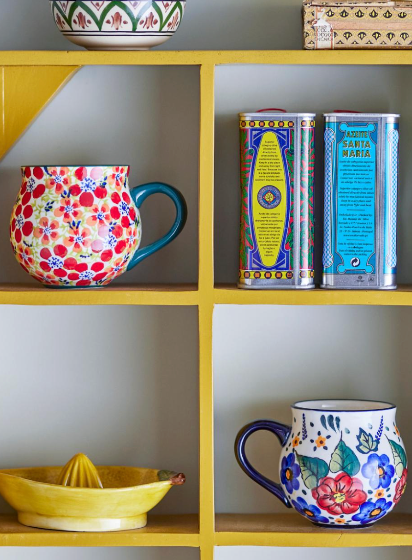 Florist Tasse, Multicolore, Grès