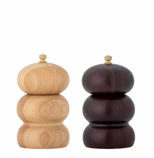 Marge Salt & Pepper Mill, Nature, Bois d'hévéa