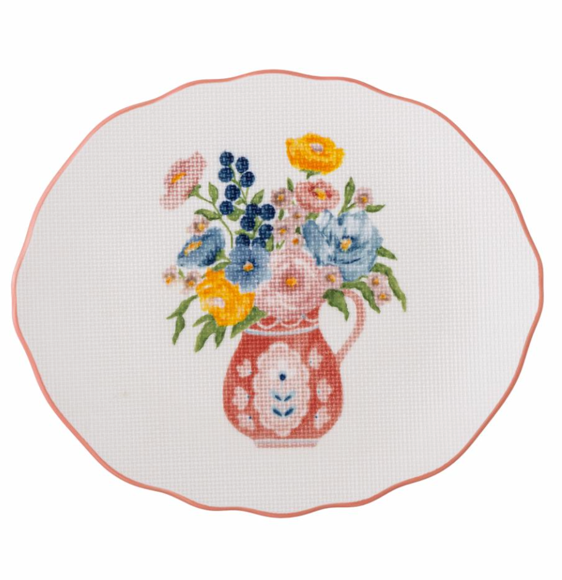 Dorothy Assiette, Rose, Grès