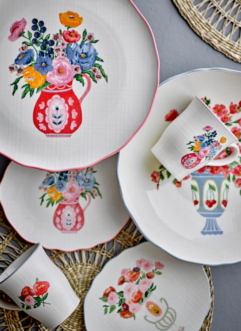 Dorothy Assiette, Rose, Grès