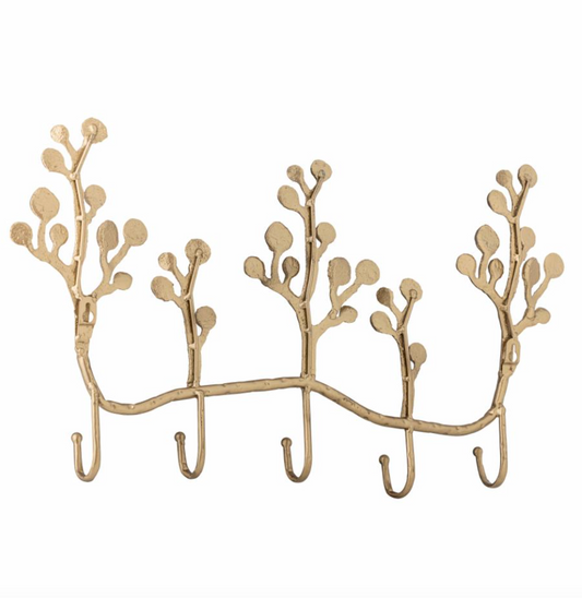 Padova Porte-manteaux, Brass, Métal