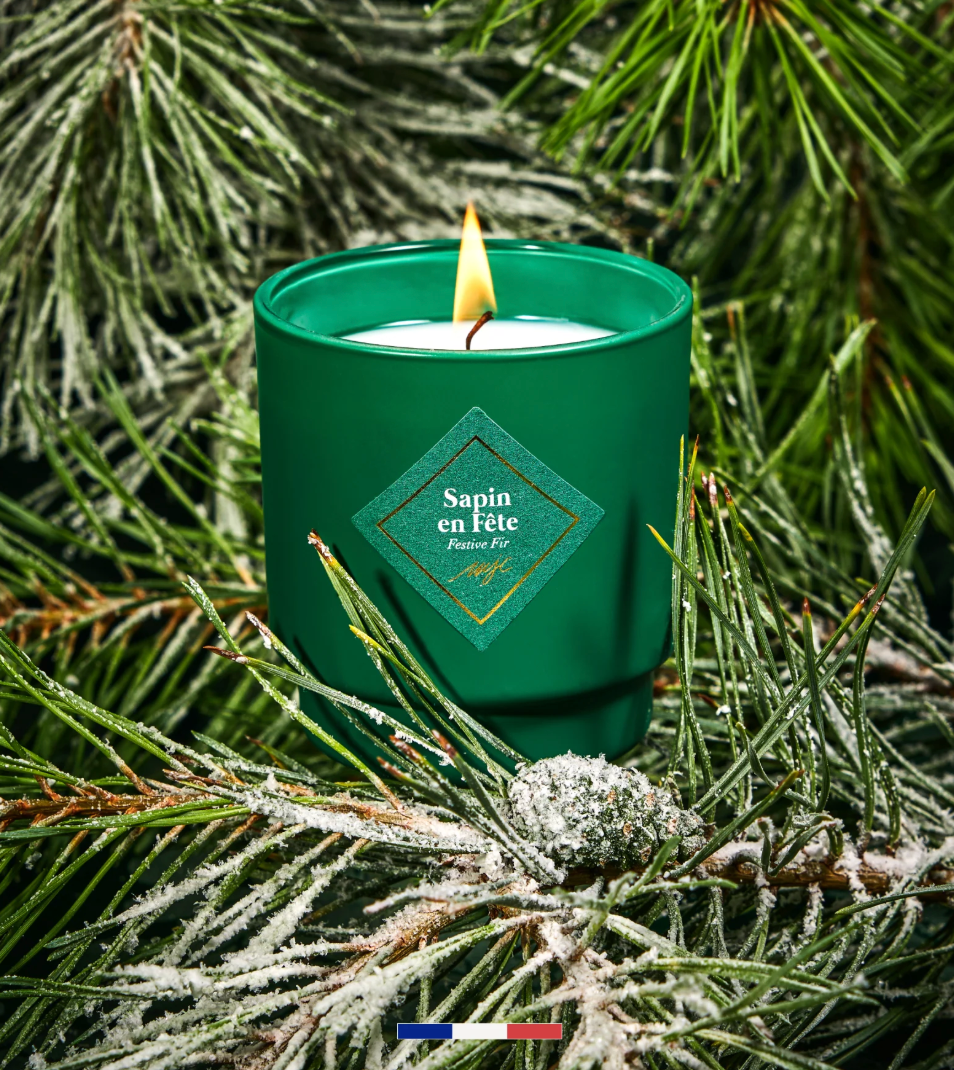 Bougie Sapin en Fête 180 GR Avec ou sans bijoux