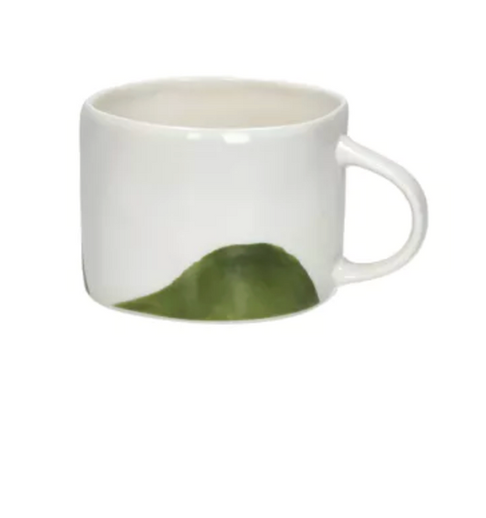 LABO - mug 31,5 CL - porcelaine - L 12,3 x W 8,8 x H 6,8 cm - vert