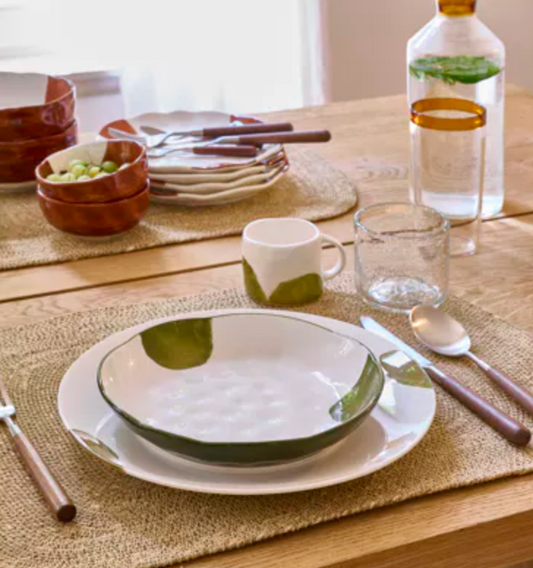 LABO - mug 31,5 CL - porcelaine - L 12,3 x W 8,8 x H 6,8 cm - vert