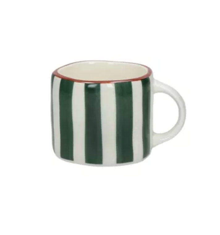 MYKONOS - tasse à expresso 11,5 CL - porcelaine - L 9.2 x W 7 x H 6 cm - vert