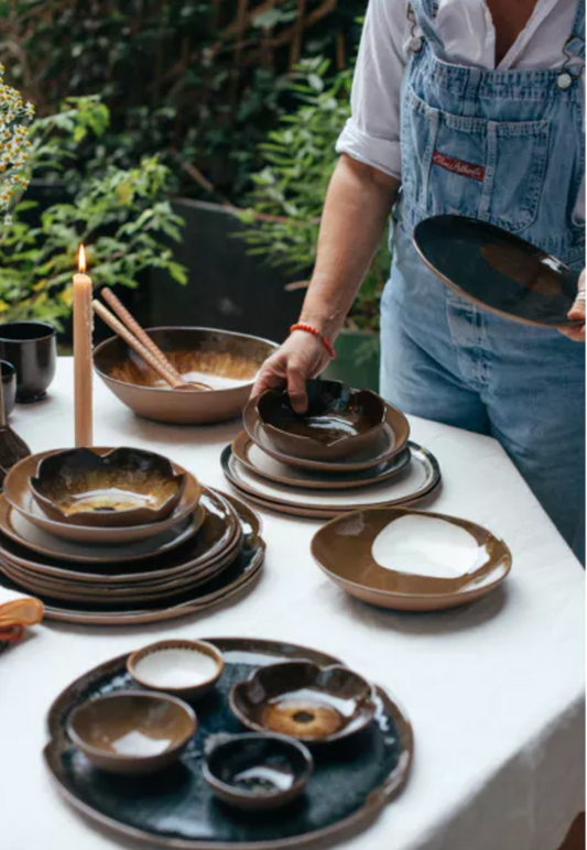 CYCLE - bol à céréales - grès - DIA 16 x H 3,5 cm - mix de couleurs