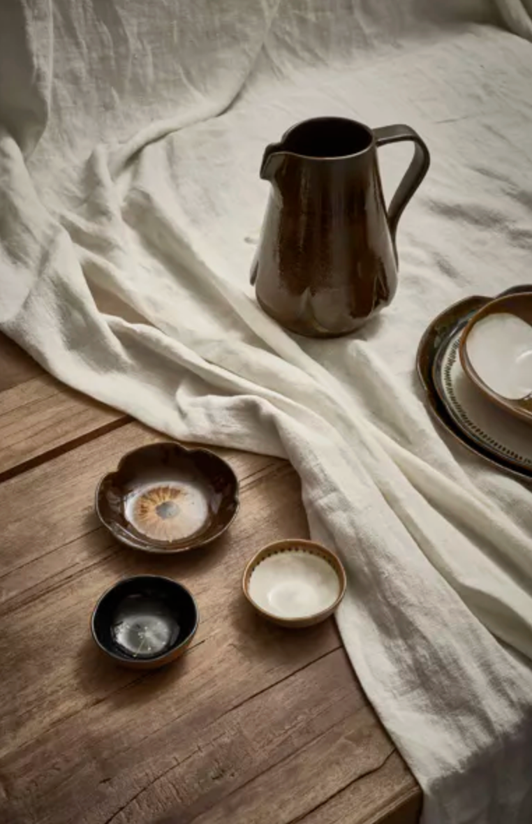 CYCLE - pichet - grès - L 13,5 x W 9,2 x H 21,8 cm - mix de couleurs