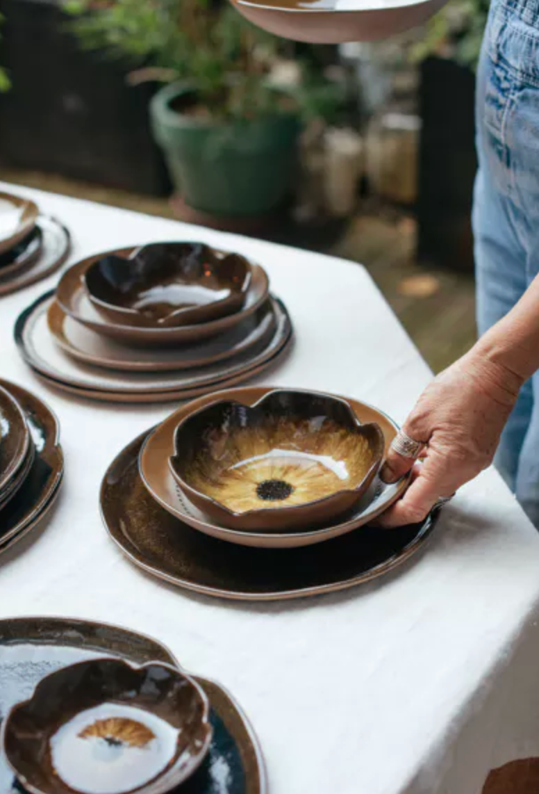 CYCLE - bol à céréales - grès - DIA 16 x H 3,5 cm - mix de couleurs