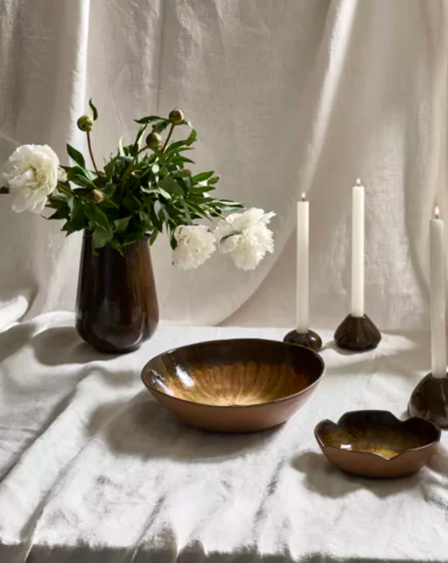 CYCLE - vase - grès - DIA 10,5 x H 23 cm - mix de couleurs