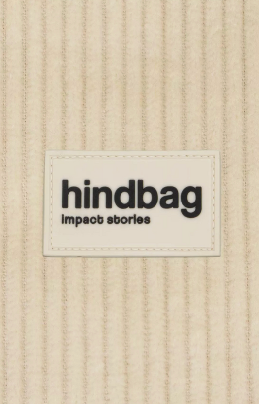 Sac hobo Claire Velours Beige