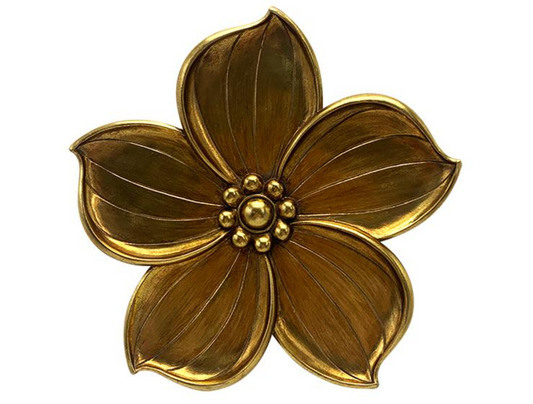 DECO MURALE FLEUR DORE 20,5CM