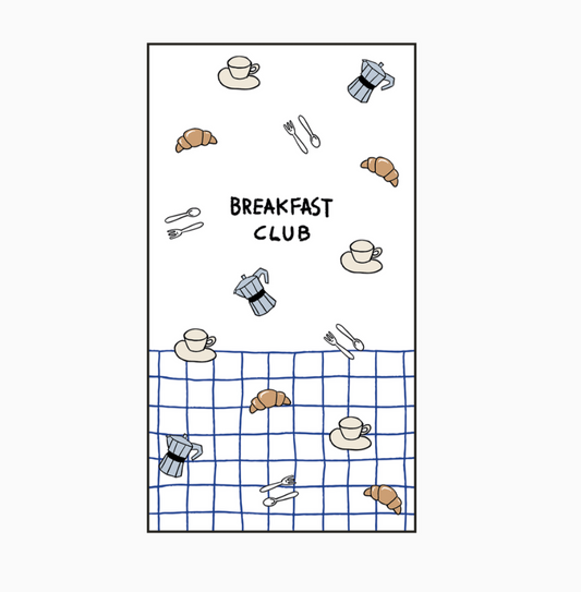 Serviette papier rectangle breakfast club x15