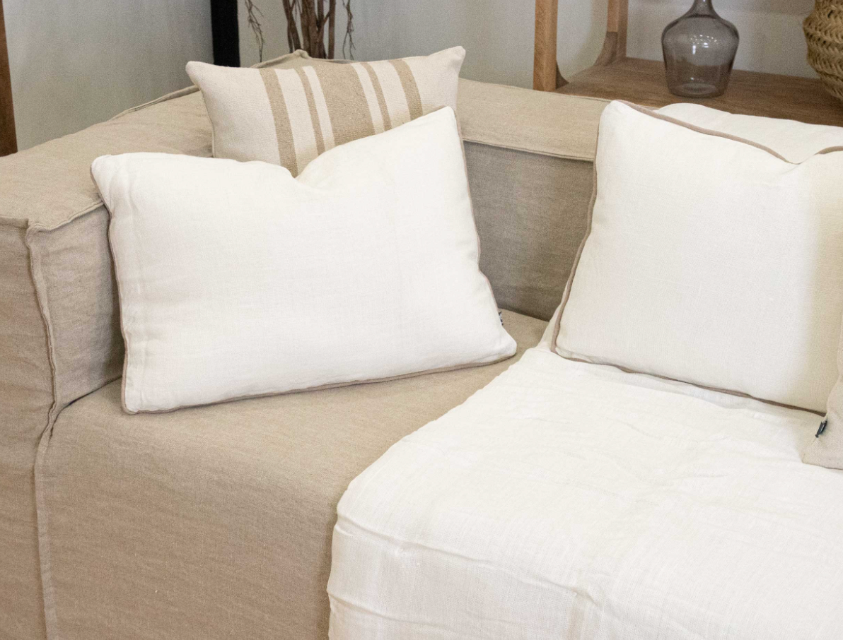 Coussin Lino 330 40x60 blanc