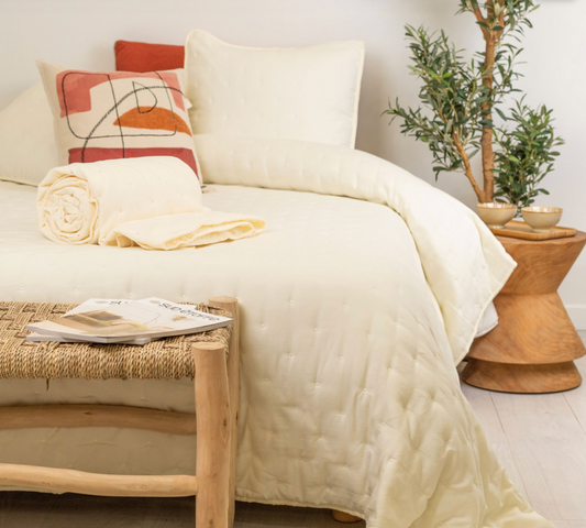 Plaid Palazzo 130x170 blanc