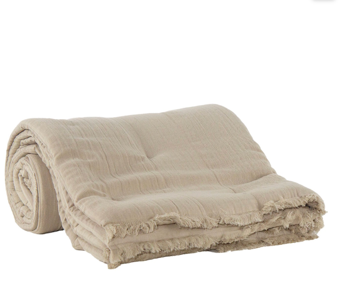 Edredon Coussin Romane 80x200 oil green