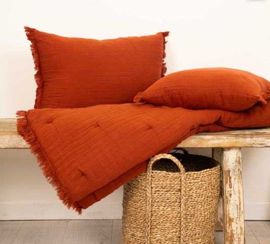 Edredon Coussin Romane 80x200 picante