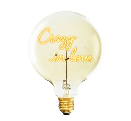 Ampoule   MITB   -   Crazy   in   love + SOCLE MITB - POP - BLANC