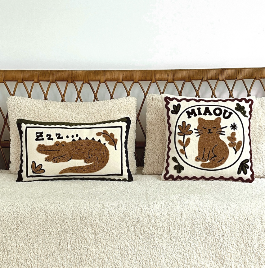 Coussin Influence chat 40x40cm