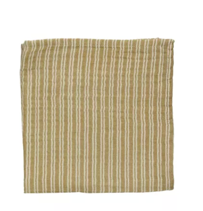FRIVOLE - serviette - coton - L 45 x W 45 cm - camel