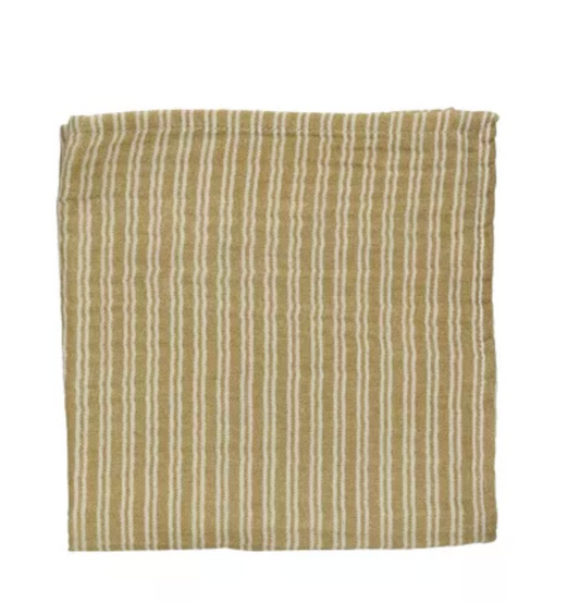 FRIVOLE - serviette - coton - L 45 x W 45 cm - camel