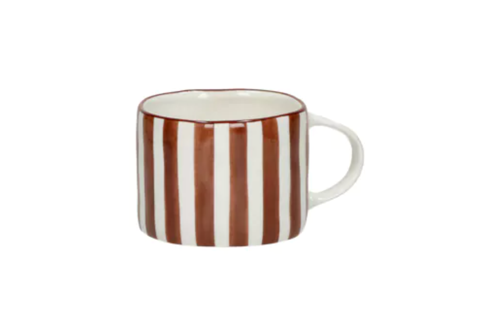 MYKONOS - mug 31,5 CL - porcelaine - L 12,3 x W 8,8 x H 6,8 cm - rouille