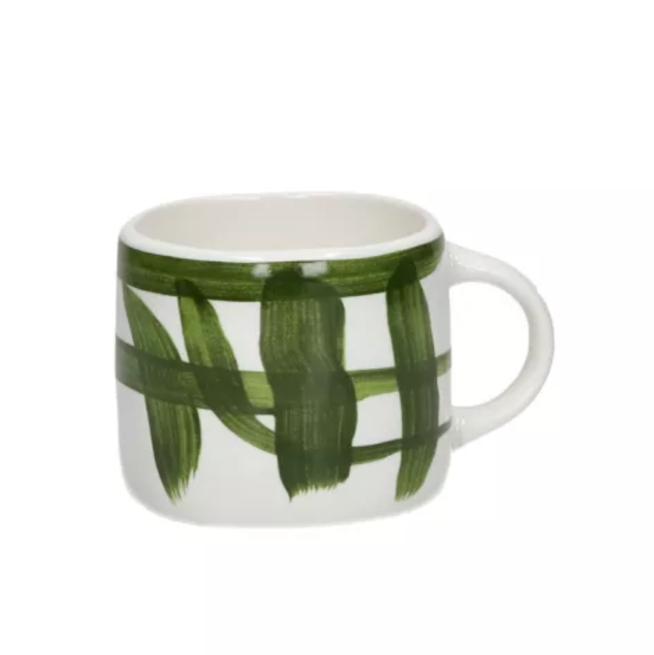 WEVE - tasse à expresso - porcelaine - L 9,2 x W 7 x H 6 cm - vert