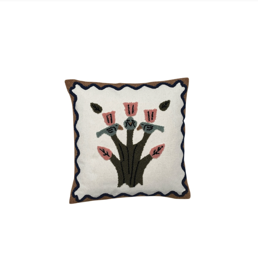 Coussin Influence arbre vert 40x40cm