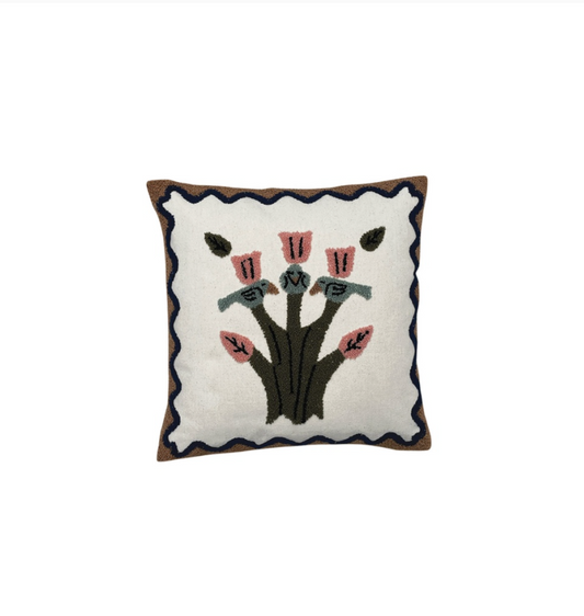 Coussin Influence arbre vert 40x40cm