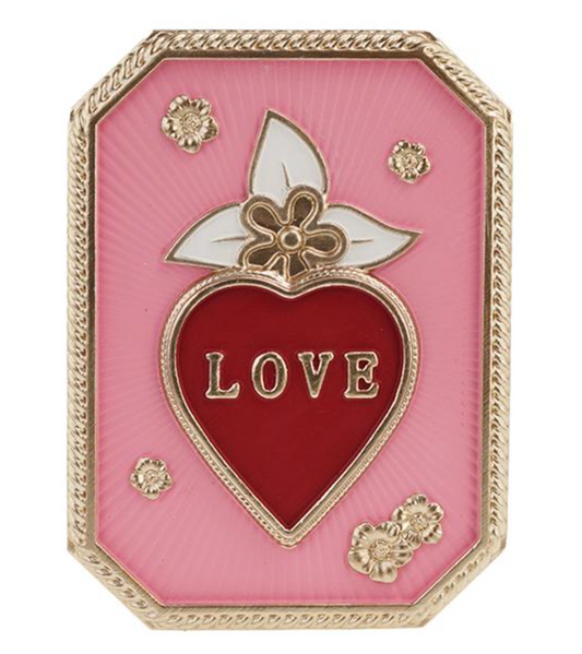 Déco murale cœur love 15x20cm