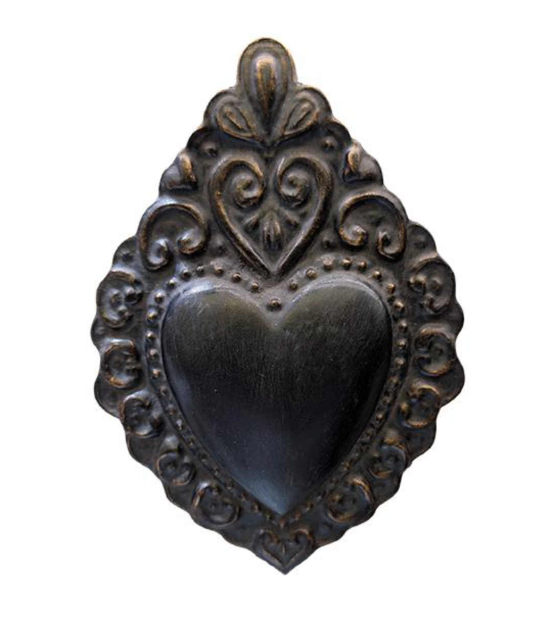 DECO MURALE EX VOTO NOIR 10,7X15,2CM