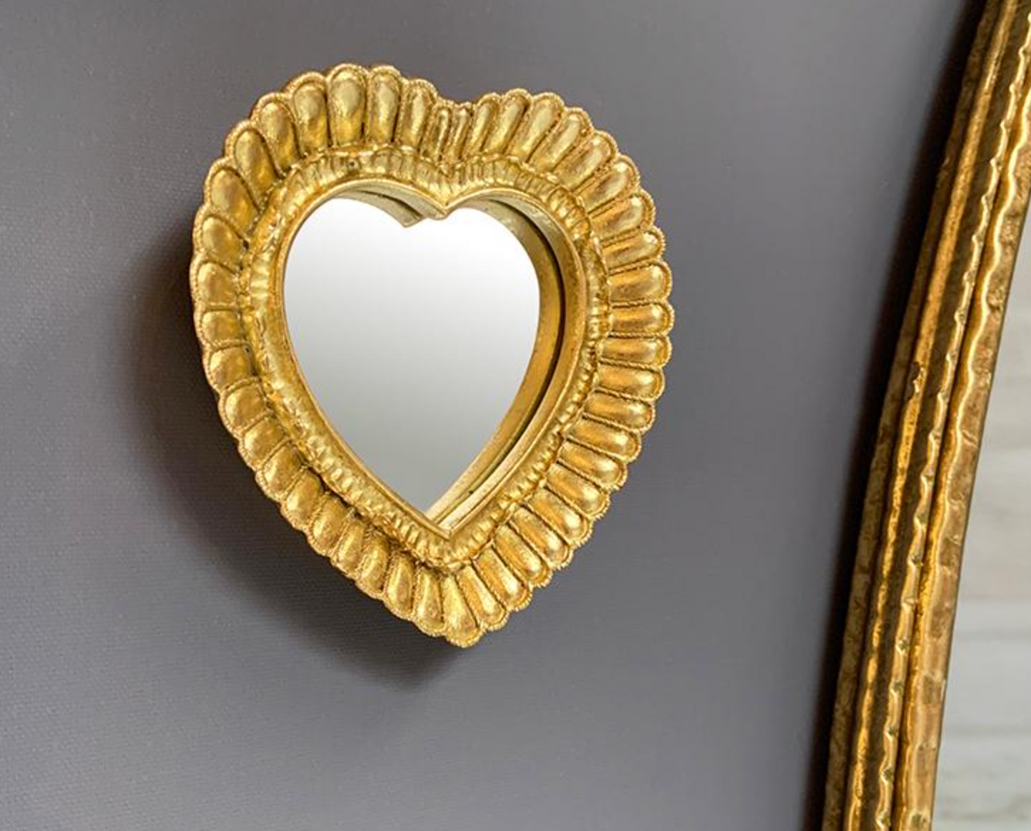 MINI MIROIR COEUR 11,1X11,3CM