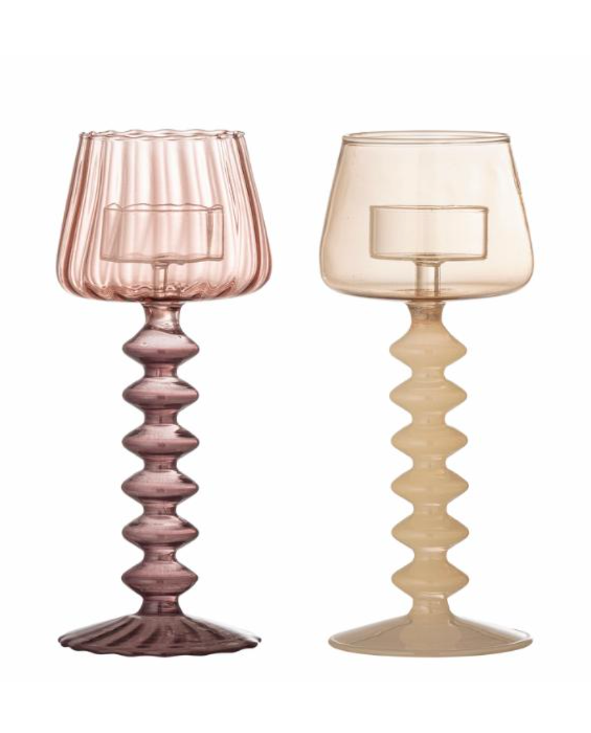 Daze Photophore, Rose, Verre