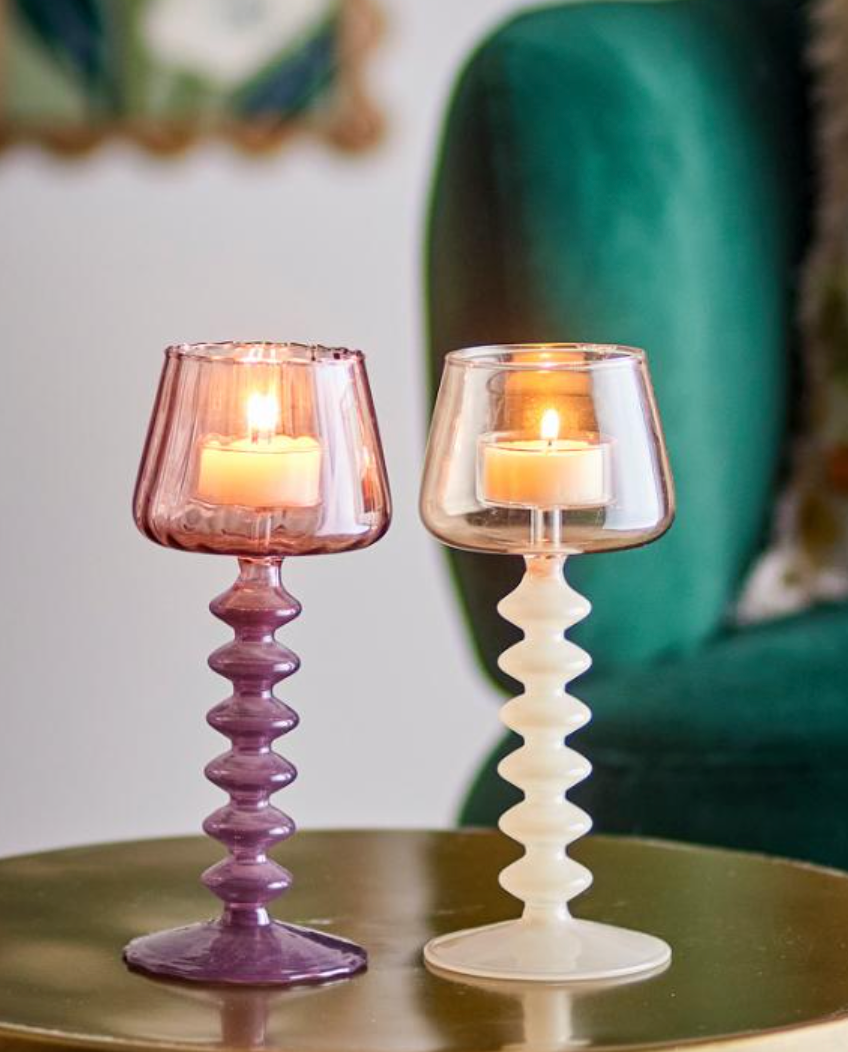 Daze Photophore, Rose, Verre