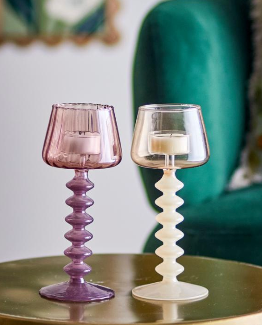 Daze Photophore, Rose, Verre