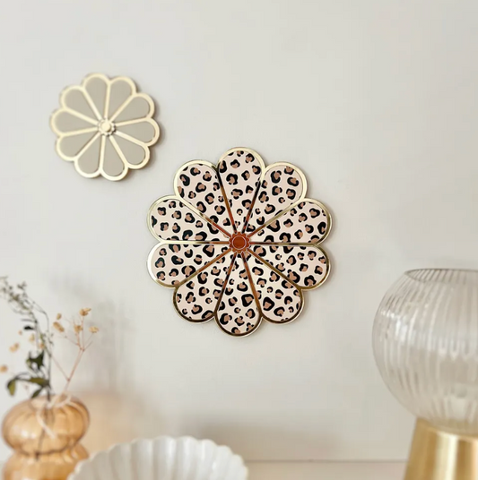 Bijou de mur Fleur léopard (PETIT MODÈLE)