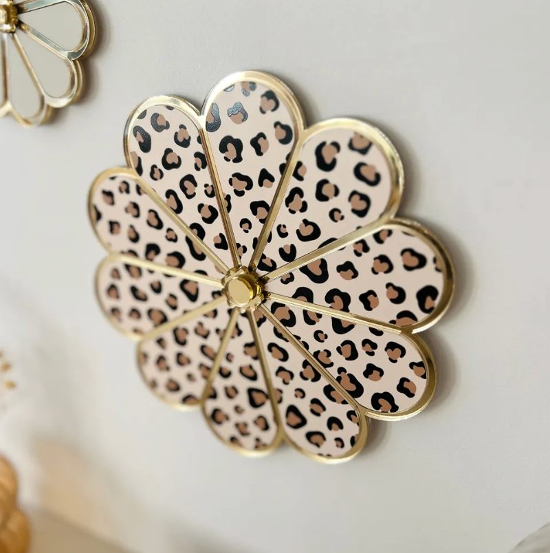 Bijou de mur Fleur léopard (PETIT MODÈLE)